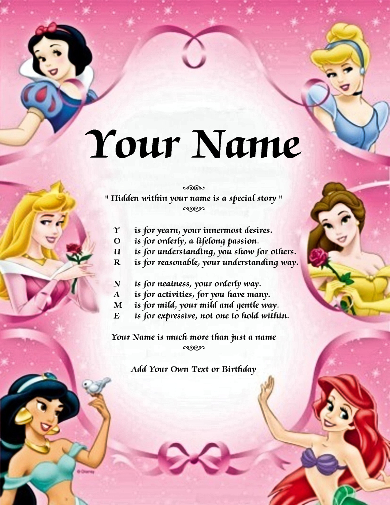 cartoon-princess-images-with-name-letters-to-disney-characters