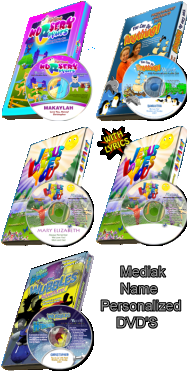 Mediak Name Personalized DVD