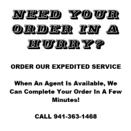 Expedited Service Charge