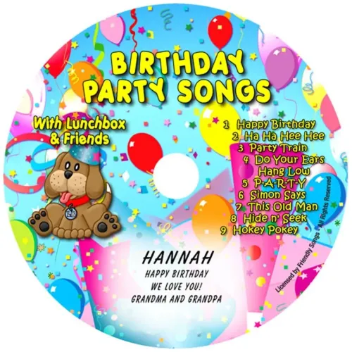 Friendly Songs - Birthday Party Songs - CD