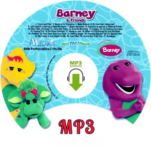 Barney & Friends Name Personalized MP3