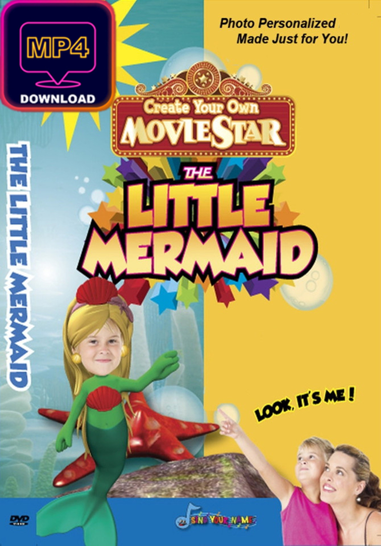 The Little Mermaid MP4 Digital Download Sing Your Name