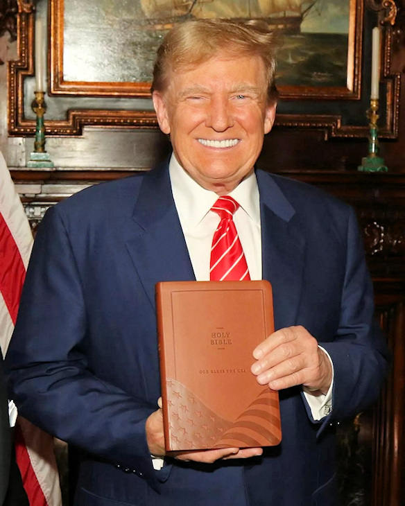 DONALD TRUMP - Instant Download 8x10 in GOD BLESS THE USA BIBLE